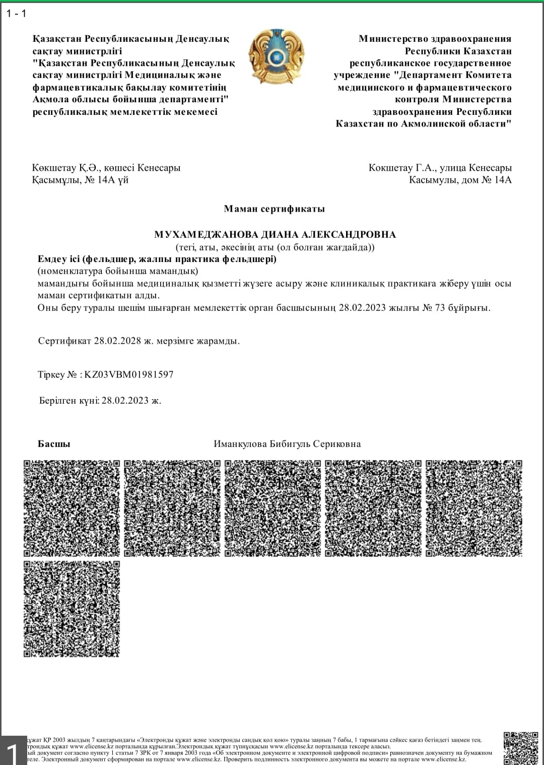 Сертификат 1